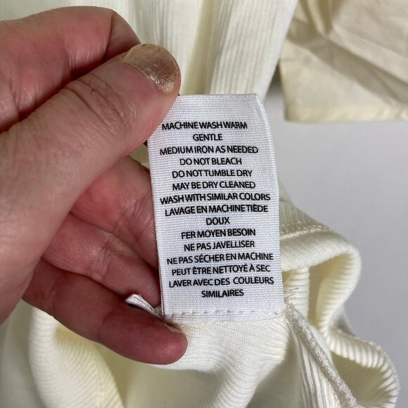 NEW Ulla Johnson Blair Top Eclipse White Size P or XS Puff Shoulder Blouse Boho - Picture 9 of 11